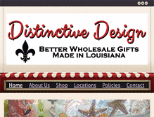Tablet Screenshot of distinctivedesignwholesale.com